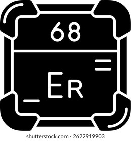 Erbium Line vector Icon Design