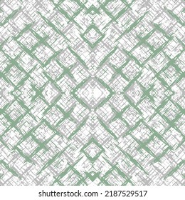 Erbu tiles. Lisbon seamless pattern. Morocco fabric, traditional pottery. Wrinkled paper. Vibrant cherry color. Hippie tiedye decor, ethnic carpet. Japanese shibori print. Chinese green ink, erbu dye.