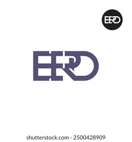 ERD-Logo-Buchstabe Monogramm