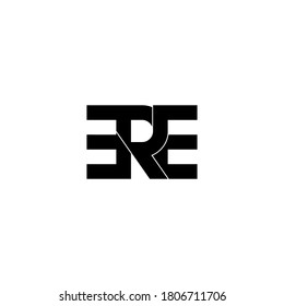 ere letter original monogram logo design