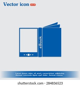 e-reader, book vector icons