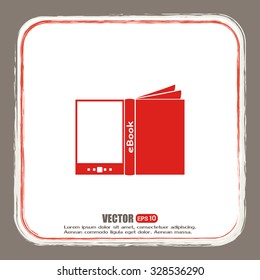 e-reader, book vector icons