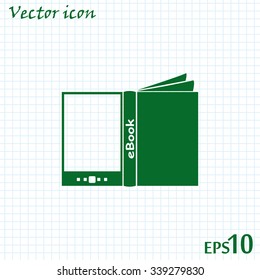e-reader, book vector icons