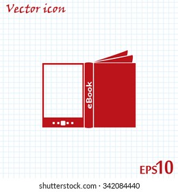 e-reader, book vector icons