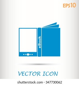 e-reader, book vector icons