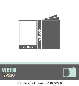 e-reader, book vector icons