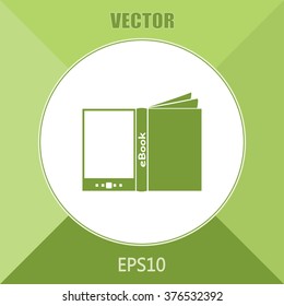 e-reader, book vector icons