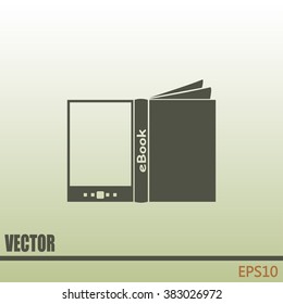 e-reader, book vector icons