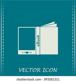 e-reader, book vector icons