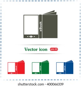 e-reader, book vector icons