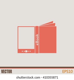 e-reader, book vector icons