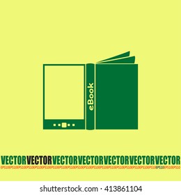 e-reader, book vector icons