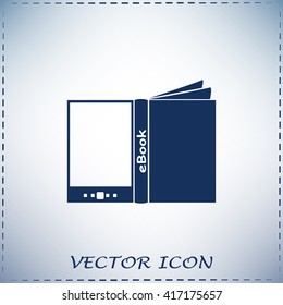 e-reader, book vector icons