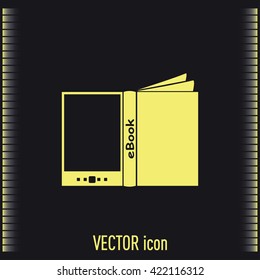 e-reader, book vector icons