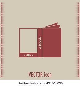e-reader, book vector icons