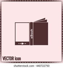 e-reader, book vector icons