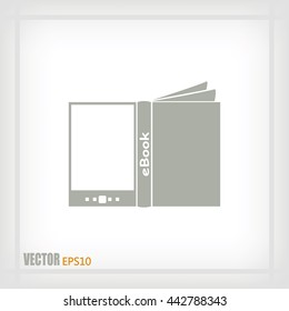 e-reader, book vector icons