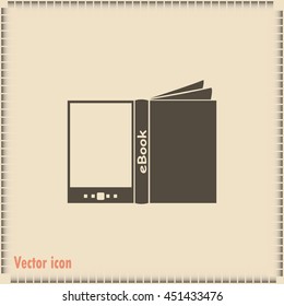 e-reader, book vector icons