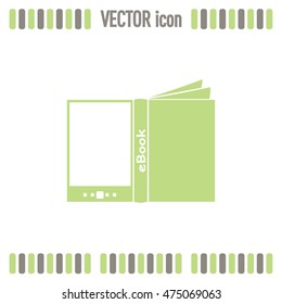 e-reader, book vector icons