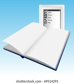 Ereader or ebook versus paper book