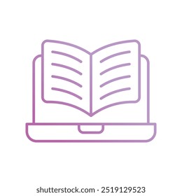 ícone e-reader com fundo branco vetor ilustração stock