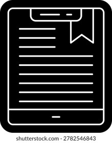 Ereader Line vector Icon Design