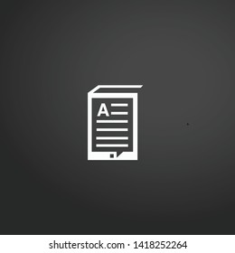 Ereader vector icon. Ereader concept stroke symbol design. Thin graphic elements vector illustration, outline pattern for your web site design, logo, UI. EPS 10.