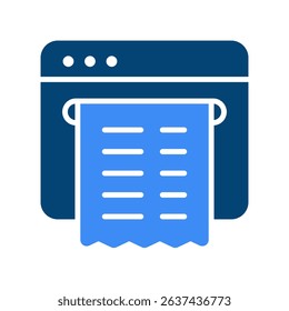 E-Receipt Vector Design for Paperless Transactions. Digital invoice illustration, contactless shopping concept, eco-friendly fintech solution.