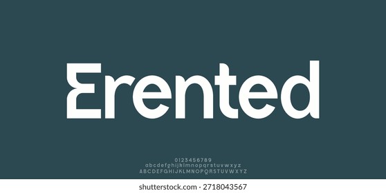 Diseño de logotipo de letra de alfabeto Pequeño con estilo Crypto Erented.

