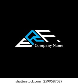ERF logo design, ERF simple and modern logo. ERF luxurious alphabet design  