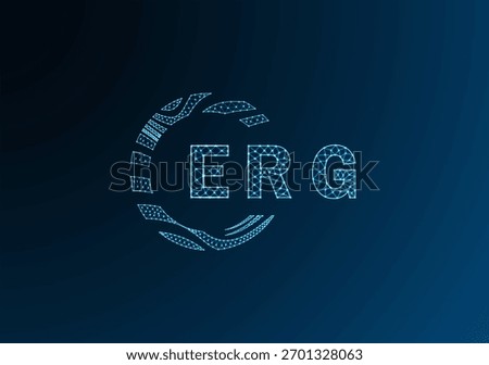 ERF low poly letter logo vector design. ERF lower poly logo design. ERF unique low poly logo design.