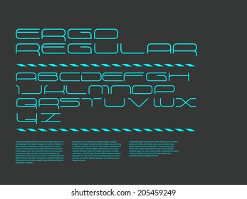 Ergo font - regular