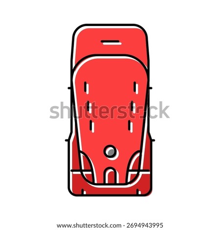 ergonomic hiking backpack color icon vector. ergonomic hiking backpack sign. isolated symbol illustration