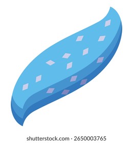 Ergonomic memory foam pillow with cooling gel layer providing comfortable support and promoting proper spinal alignment during sleep