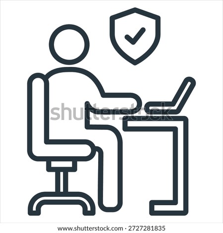 Ergonomic Outline Icon Style Collection