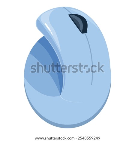 Ergonomic wireless mouse designed for comfortable and efficient computer navigation, promoting productivity