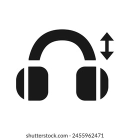 Ilustración vectorial de iconos de audio ergonómicos
