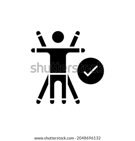 Ergonomics icon in vector. Logotype