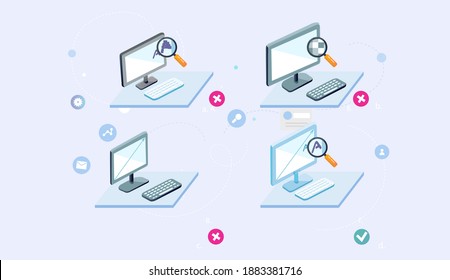 Ergonomics of the workplace.Choose a quality monitor for your workplace.