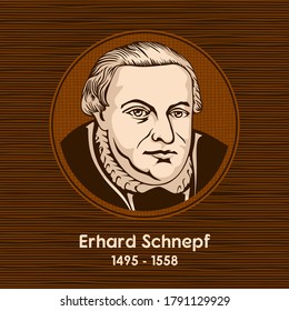 Erhard Schnepf (1495 - 1558) was a German Lutheran Theologian, Pastor, and early Protestant reformer.