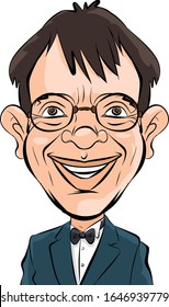 Eric Allin Cornell Vector Caricature Portrait