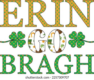 Erin Go Bragh Sublimation St Patricks Day Lover