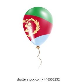 Eritrea balloon with flag. 