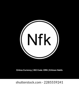 Eritrea Currency Symbol, Eritrean Nafka Icon, ERN Sign. Vector Illustration