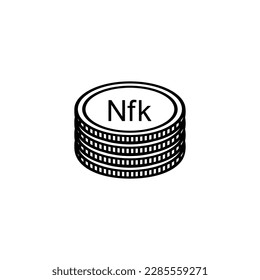 Eritrea Currency Symbol, Eritrean Nafka Icon, ERN Sign. Vector Illustration