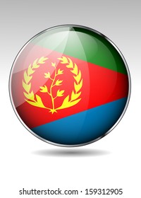 Eritrea flag button