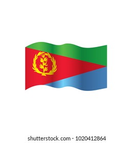 Eritrea flag, vector illustration