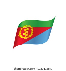 Eritrea flag, vector illustration