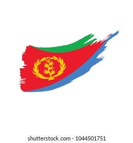Eritrea flag, vector illustration