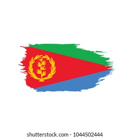 Eritrea flag, vector illustration